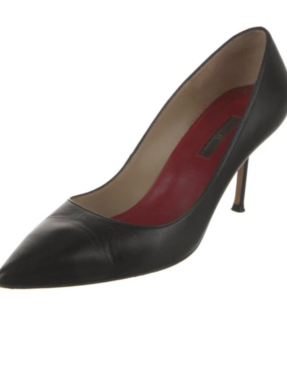 Carolina Herrera Classic Black Pointed-Toe Stiletto Pump